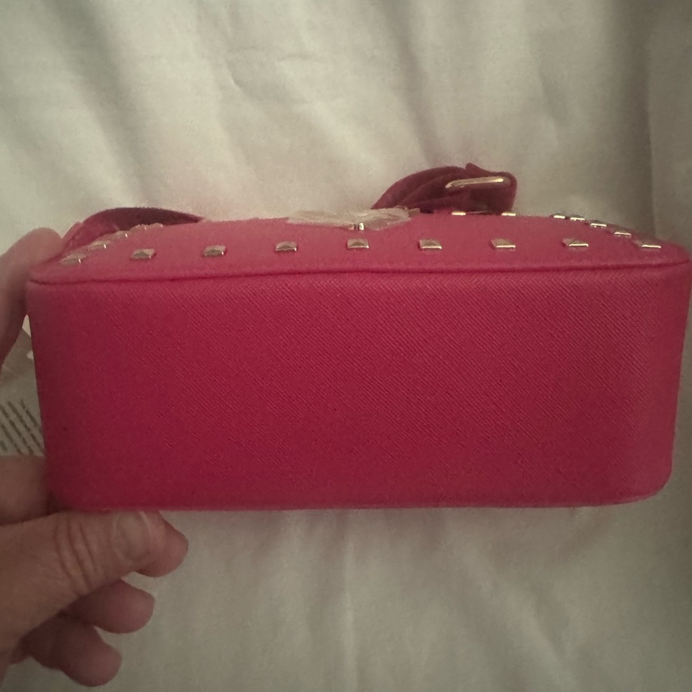Valentino Orlandi Pink Crossbody Bag with Studded Details - Picture 5 of 14